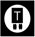 a graphic of the sign allowing movement along route to reach terminals